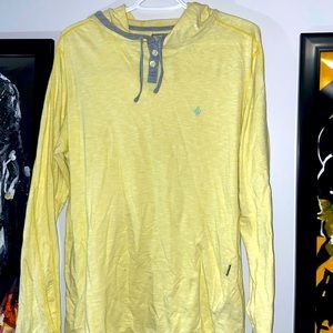 Volcom Hooded Yellow Longsleeve